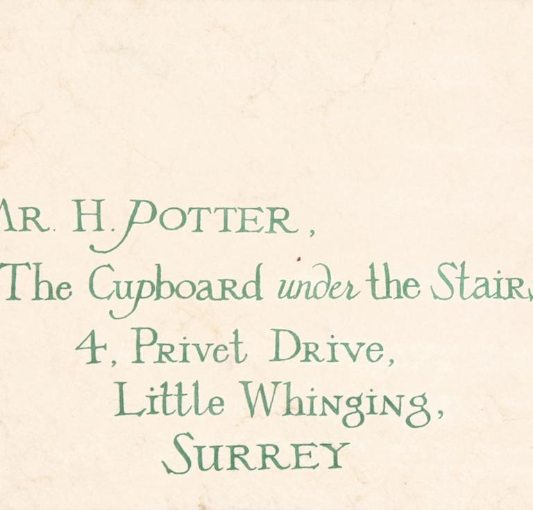 Harry Potter envelope