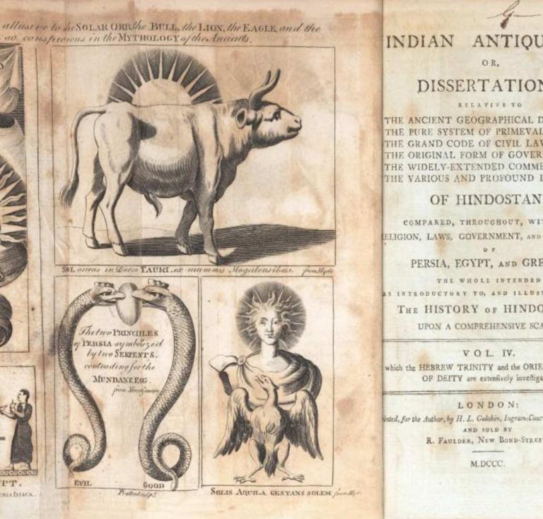 Millard Fillmore’s copy of Indian Antiquities, or, Dissertations, Relative to the Ancient Geographical Divisions... Vol. IV