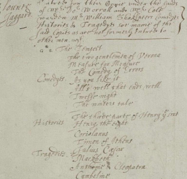 Extracted page from Register of entries of copies 1620-1645