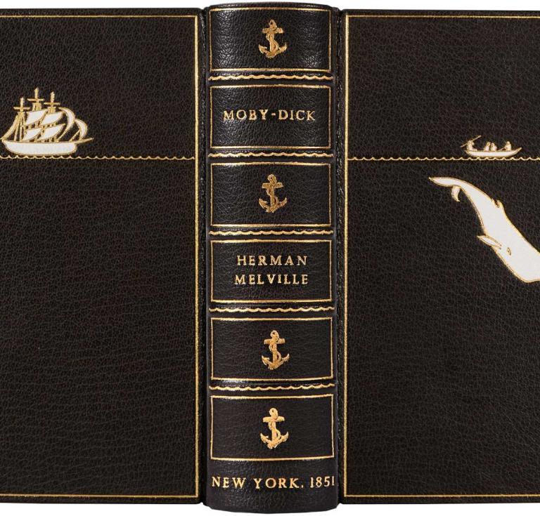 Designer binding on "Moby-Dick"