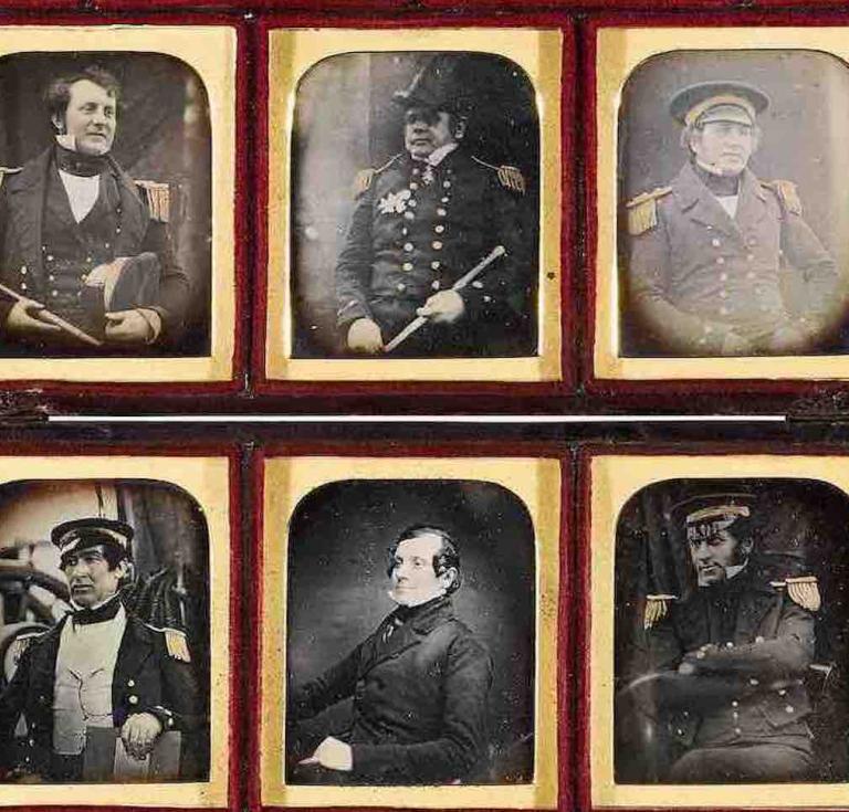 Set of daguerreotypes of Franklin's lost expedition to the Northwest passage 