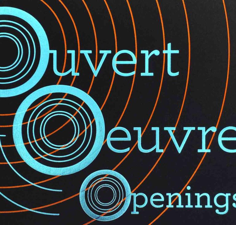 The cover of Ouvert Oeuvre: Openings 
