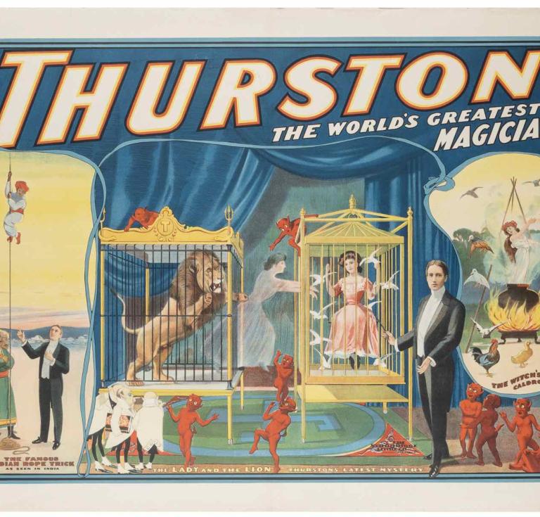 Thurston the World’s Greatest Magician. The Lady and the Lion