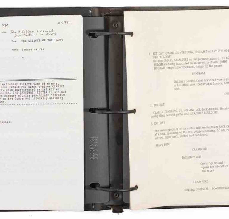 Gene Hackman's treatment for The Silence of the Lambs