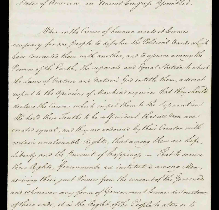 The independence report document