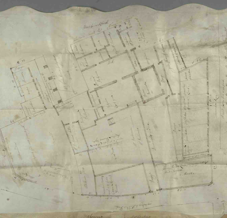 Property plan of the parish of St Ann Blackfriars