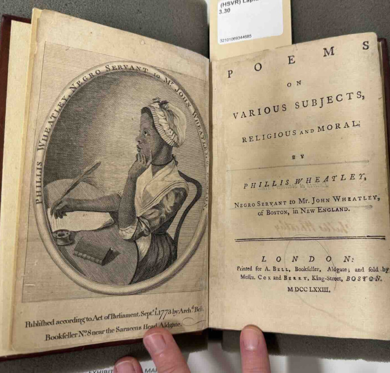 Phillis Wheatley, Poems on Various Subjects: Religious and Moral (London: Printed for A. Bell, Bookseller, Aldgate; and Sold by Messrs. Cox and Berry, King-Street, Boston, 1773)