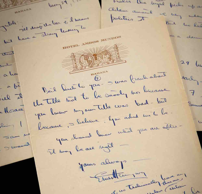 Hemingway's Esquire letter