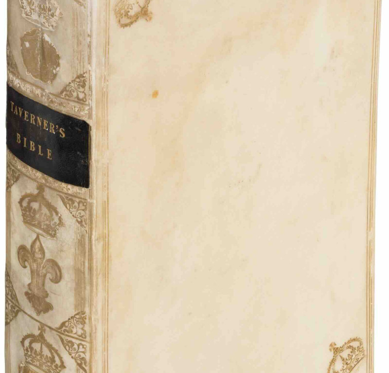 Bible, in English. Taverner's version.