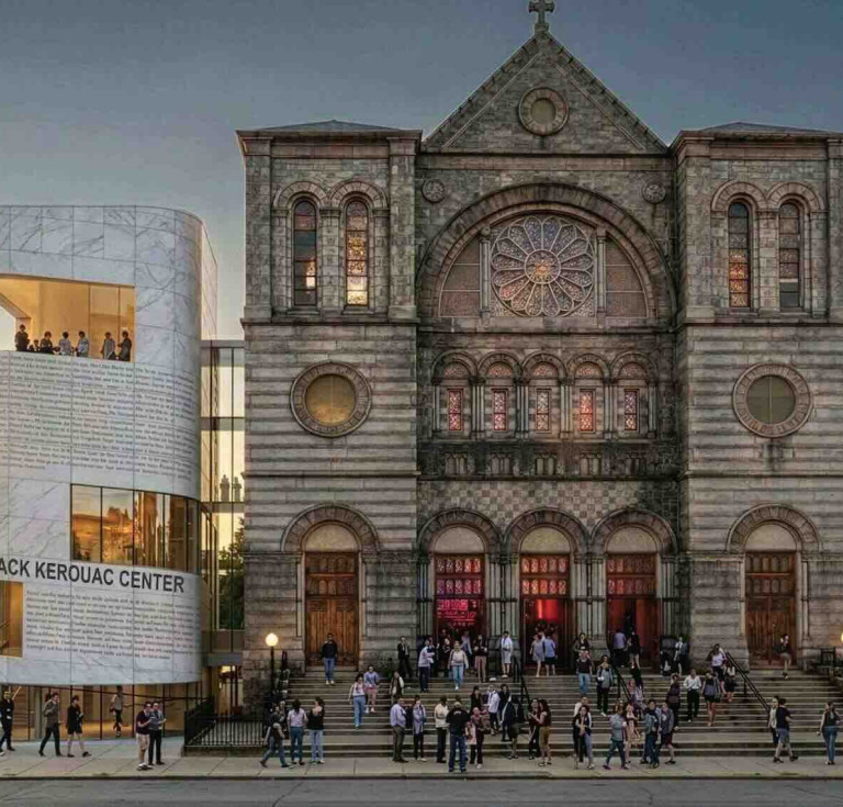 Artist's impression of the new Jack Kerouac Center