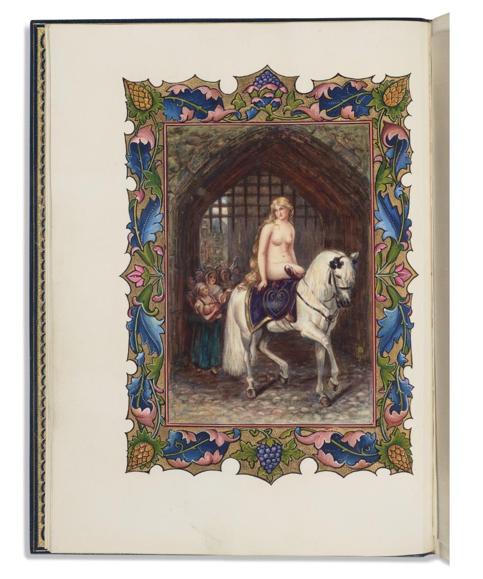 Lady Godiva illuminated manuscript