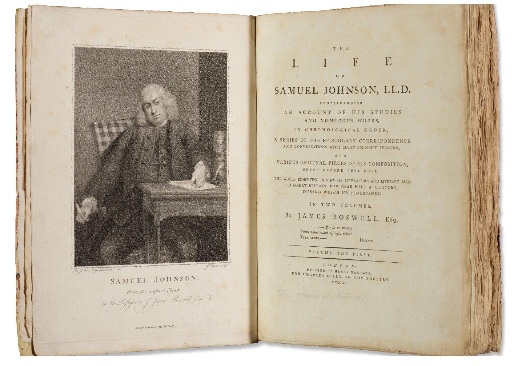 Life of Samuel Johnson, Newton copy