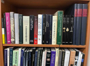 Part of Michael Baggott's personal library