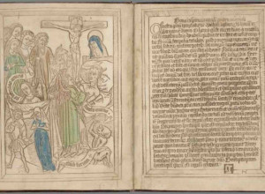 Ars moriendi (block book), Netherlands or Lower Rhine, approximately 1467-1469