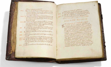 The Latin Gospels manuscript