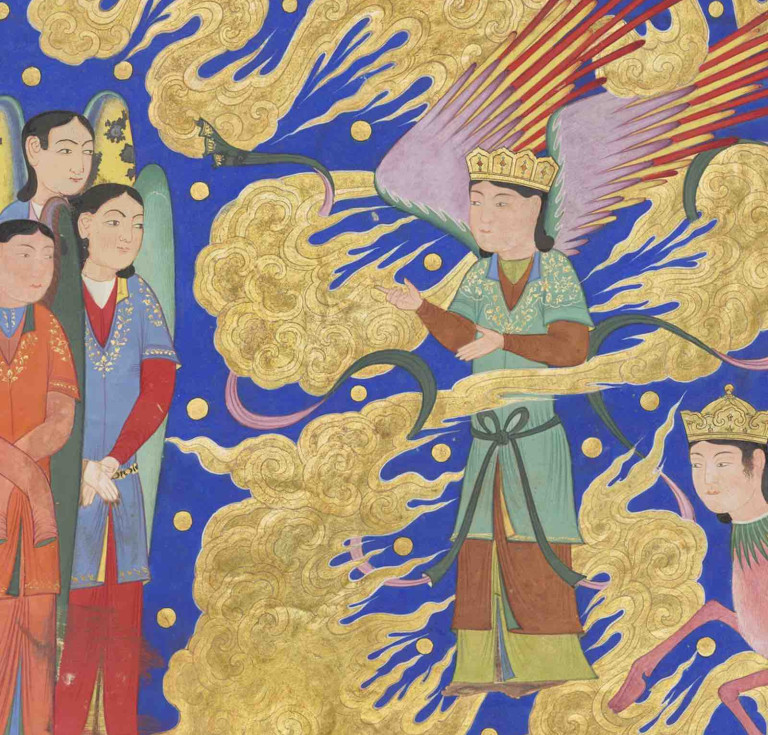 Detail from from the Timurid Manuscripts, the Nahj-Al-Faradis. Estimate £2,000,000 - £3,000,000 ($2,600,000 - $3,900,000)